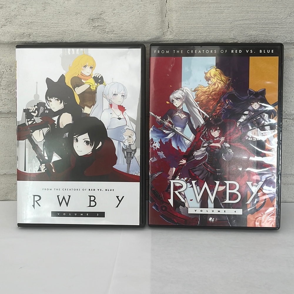 RWBY Volume 2 & 4. From the creators of Red vs Blue